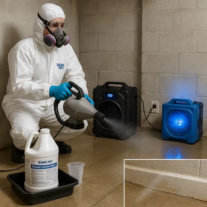 Sanitization and Odor Removal process in Edmonston, MD